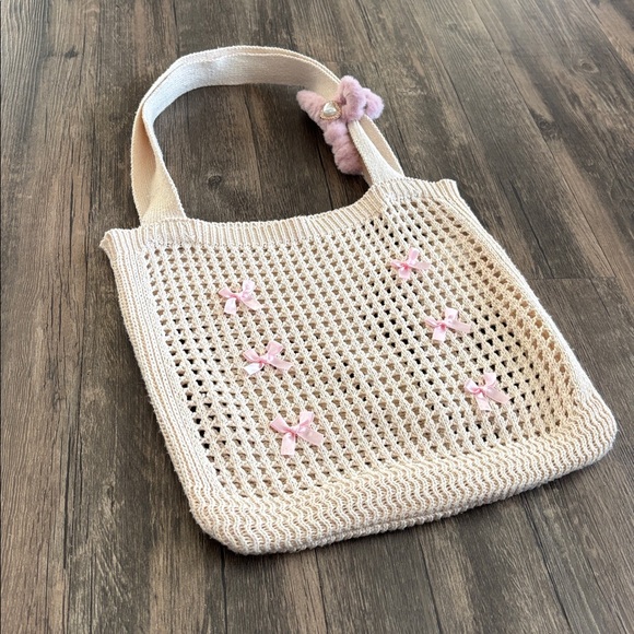 🎀💈🎀NEW! Knit Tote < Bucket Hat >Hair Claw 3PC Bundle🎀💈🎀 - Picture 3 of 12